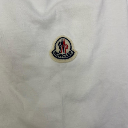MONCLER | モンクレール SS T-SHIRT:胸/バックプリント 半袖Ｔシャツ J10918C00041/89A17 ホワイト サイズ：XXL【加古川店】