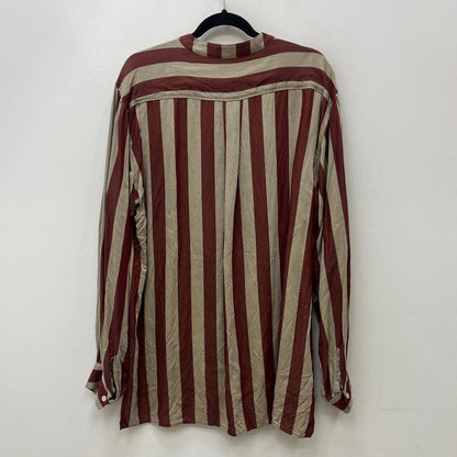 MATSUFUJI/Satin Stripe Pullover Shirt 長袖シャツ M223-0302 サイズ：2【加古川店】