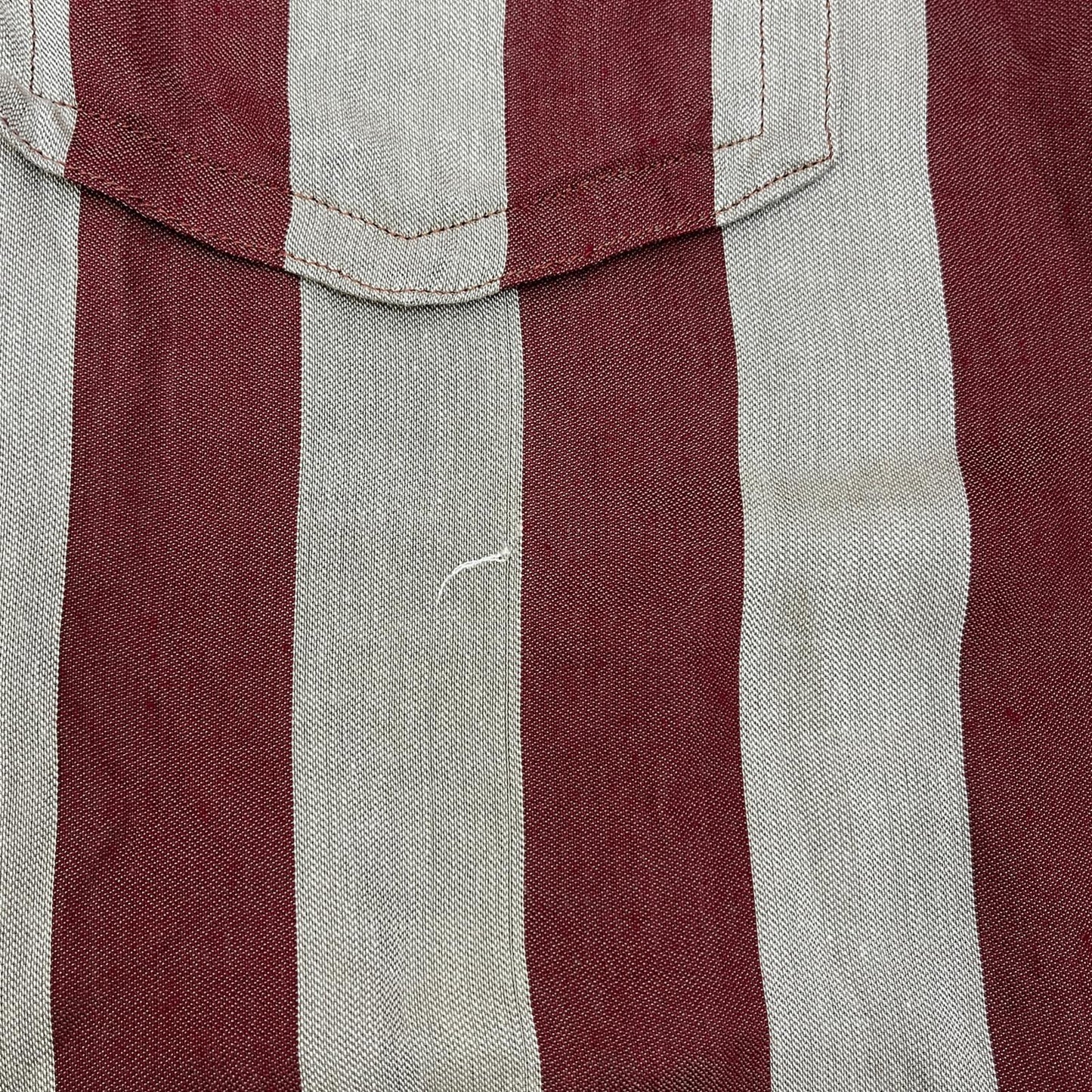MATSUFUJI/Satin Stripe Pullover Shirt 長袖シャツ M223-0302 サイズ：2【加古川店】