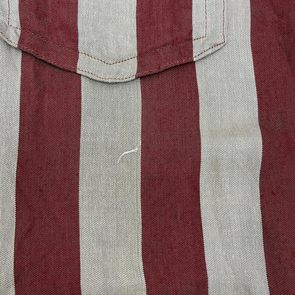 MATSUFUJI/Satin Stripe Pullover Shirt 長袖シャツ M223-0302 サイズ：2【加古川店】