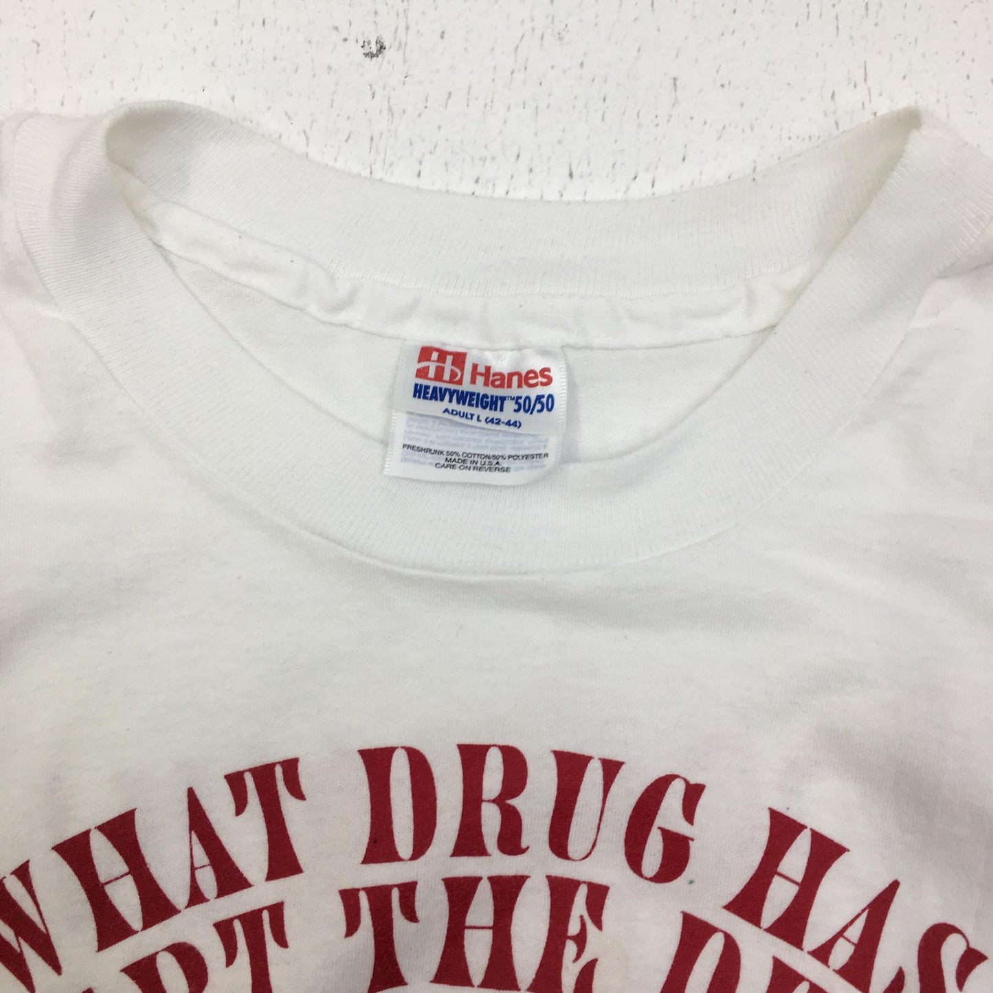 GRATEFUL DEAD:ADRENALIN SEE THE DEAD LIVE IN 1995 半袖Ｔシャツ ホワイト サイズ：L【加古川店】