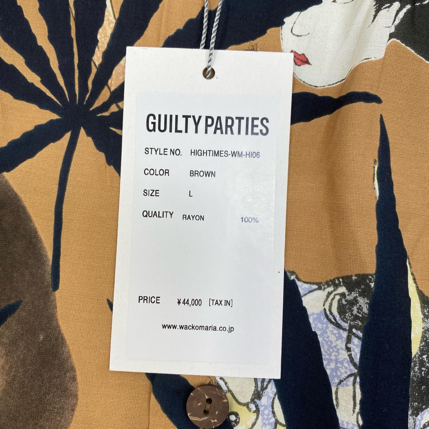 WACKOMARIA | ワコマリア HAWAIIAN SHIRT ( TYPE-2 ) 半袖シャツ HIGHTIMES-WM-HI06 サイズ：L【加古川店】