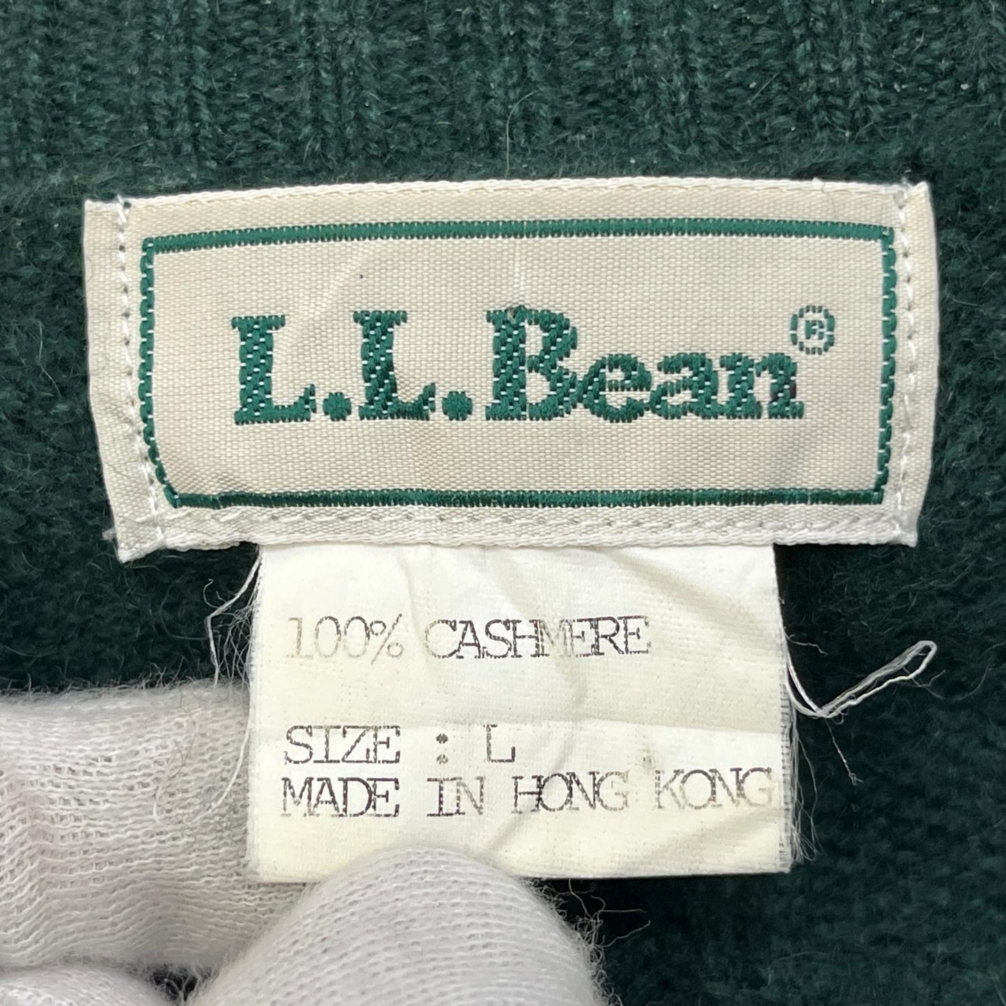 L.L.Bean | エルエルビーン cable knit ニット グリーン サイズ：L【加古川店】