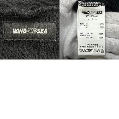 WIND AND SEA | ウィンダンシーウインダンシー RON LOUIS X WDS HOODIE パーカー WDS-RON-04 ブラック サイズ：M【加古川店】
