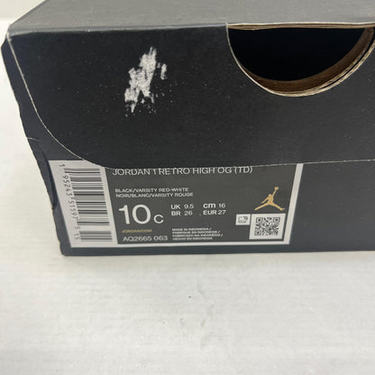 NIKE | ナイキ TD Air Jordan 1 High OG スニーカー aq2665-063 ブラック【加古川店】