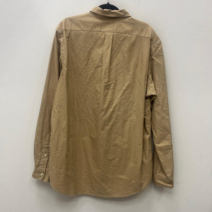 POLO RALPH LAUREN | ポロ・ラルフローレン 1P OX BD SHIRT:CLASSIC FIT 長袖シャツ ベージュ サイズ：XL【加古川店】