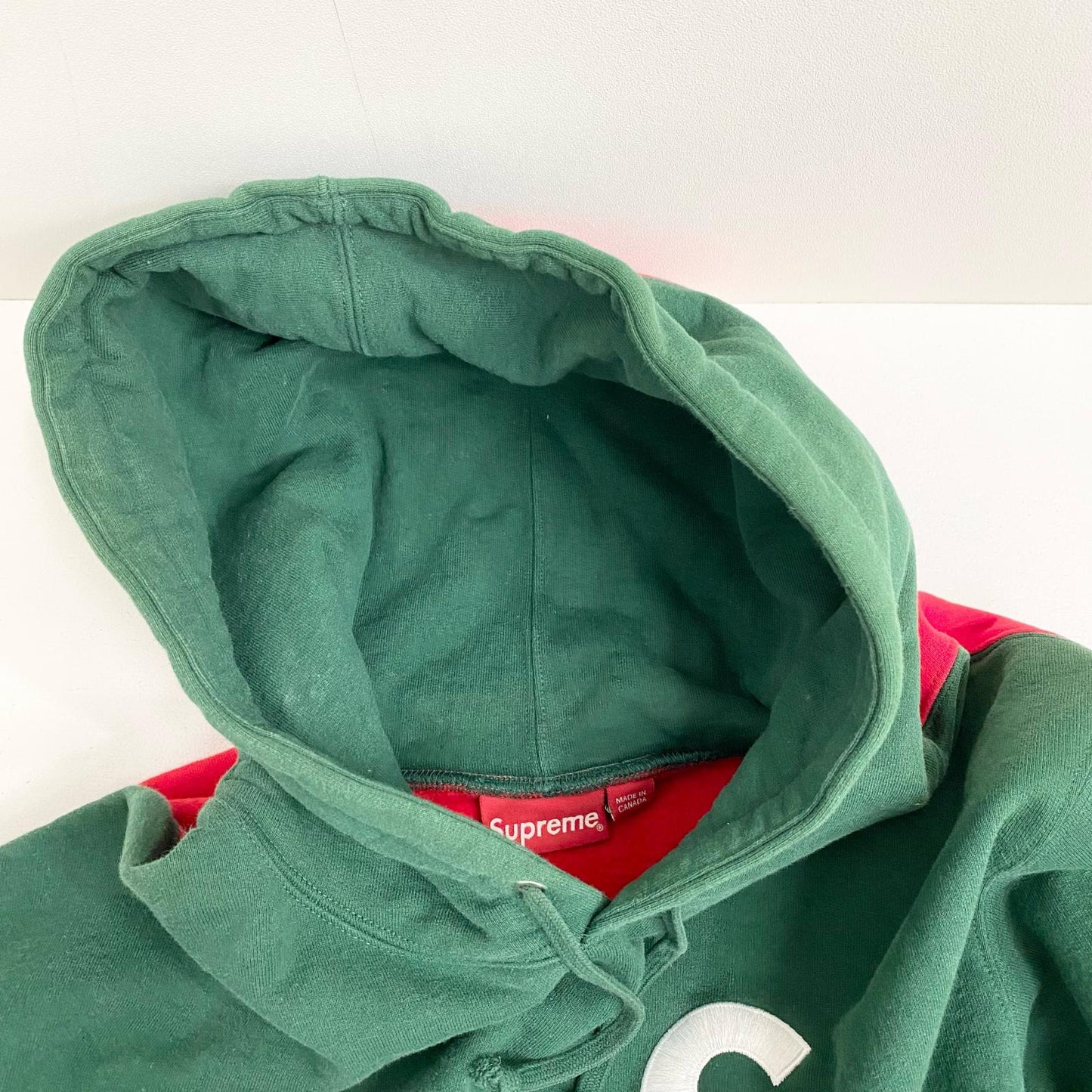 Supreme | シュプリーム S Logo Split Hooded Sweatshirt プルオーバーパーカー グリーン Lサイズ 21AW パーカー グリーン サイズ：L