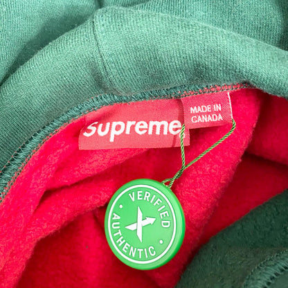 Supreme | シュプリーム S Logo Split Hooded Sweatshirt プルオーバーパーカー グリーン Lサイズ 21AW パーカー グリーン サイズ：L