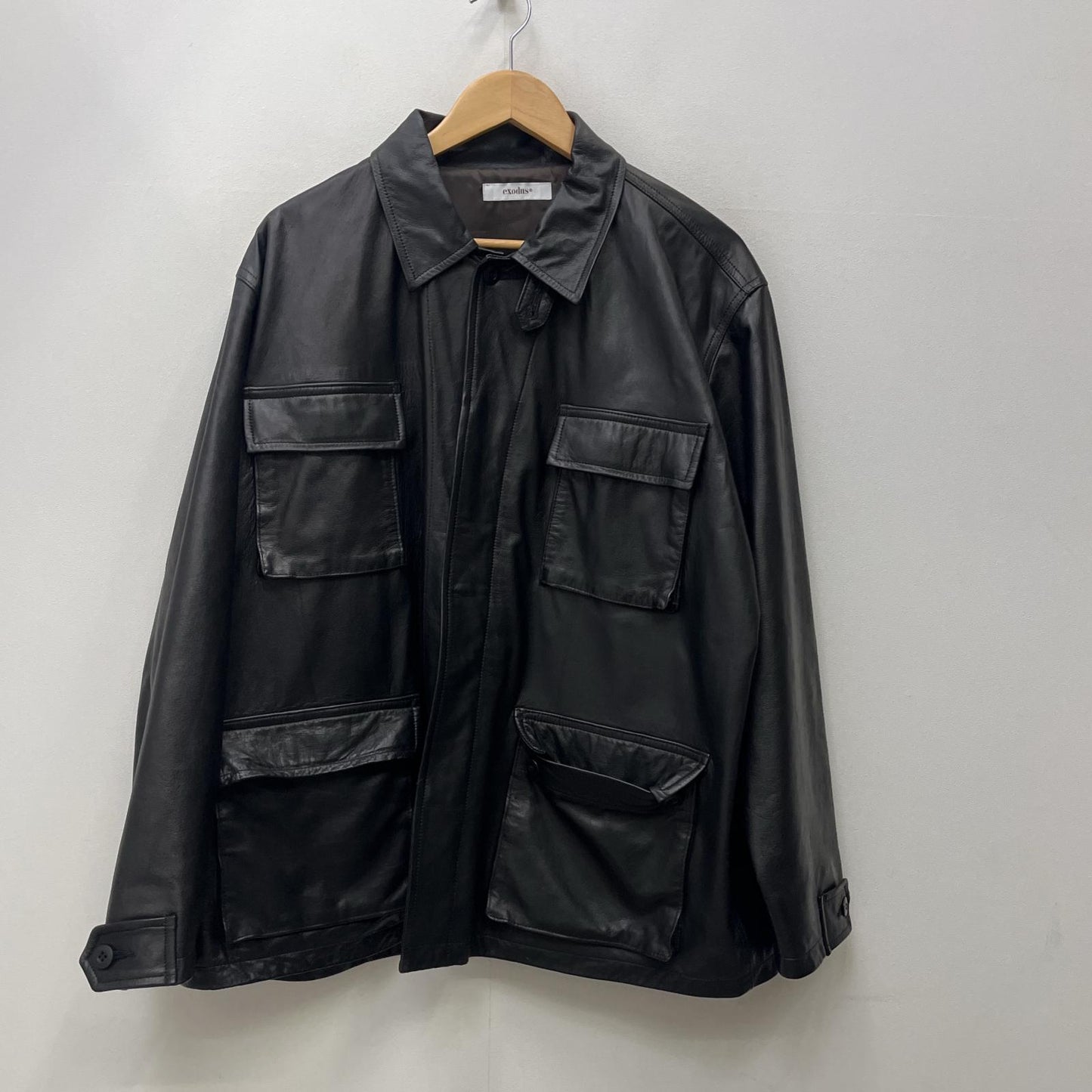 EXODUS/BDU LEATHER JACKET レザー 24FW-JKT-01 ブラック サイズ：M【加古川店】