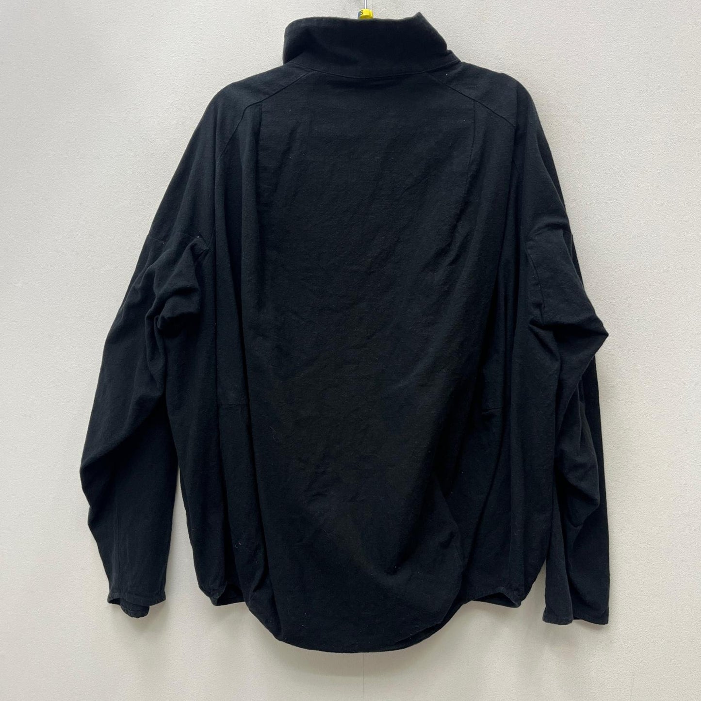 Zip Up Turtle Smock 長袖Ｔシャツ ブラック【加古川店】