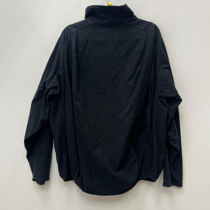 Zip Up Turtle Smock 長袖Ｔシャツ ブラック【加古川店】