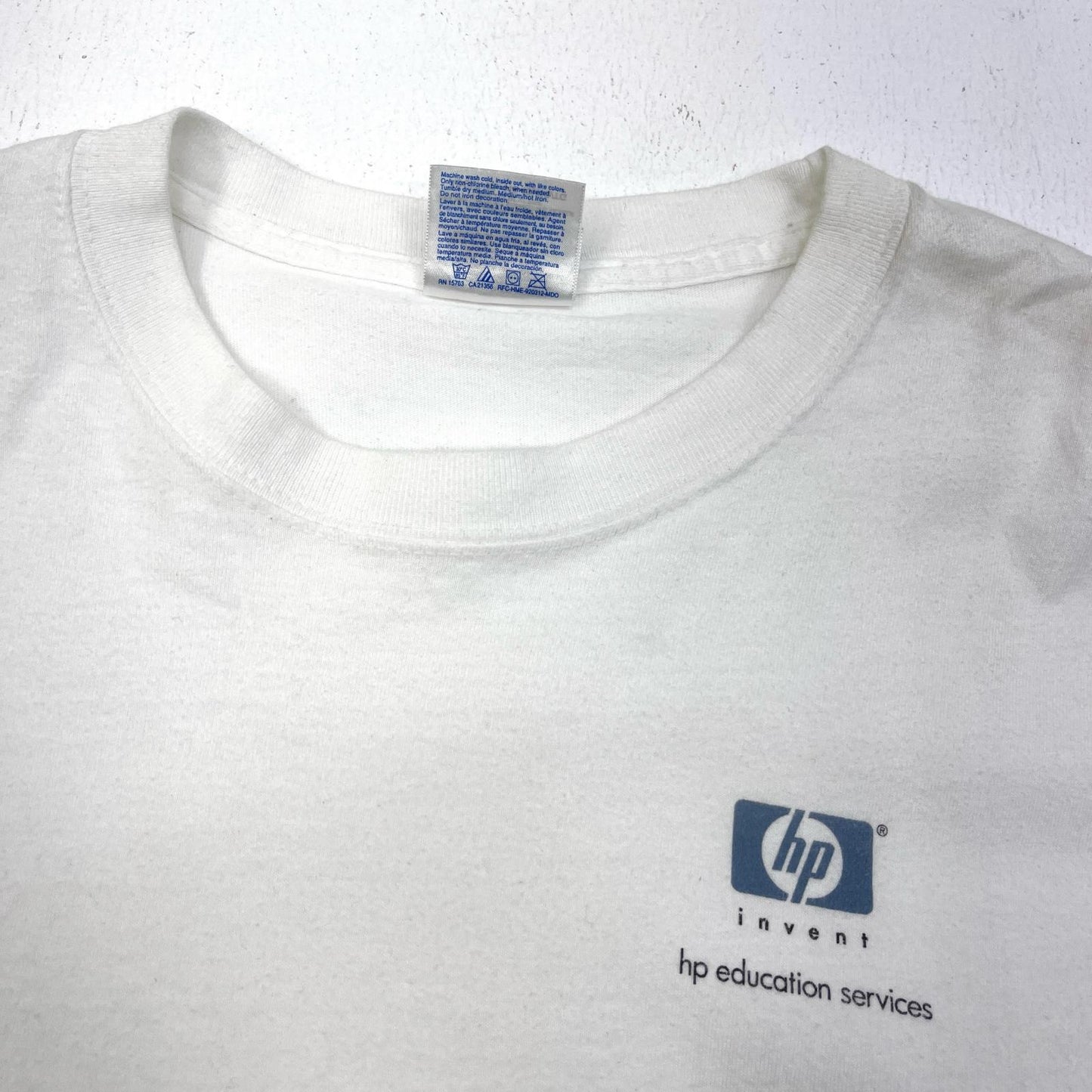 VINTAGE衣料 | ヴィンテージイリョウ HP EDUCATION SERVICES 半袖Ｔシャツ ホワイト サイズ：XL【加古川店】