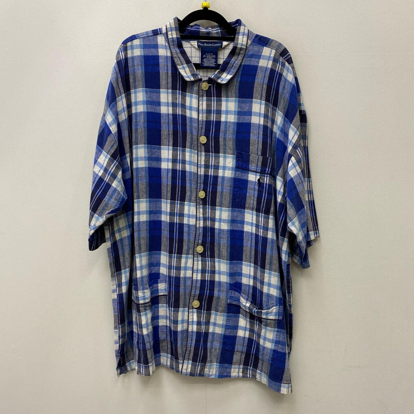 POLO RALPH LAUREN | ポロ・ラルフローレン ﾘﾈﾝﾊﾟｼﾞｬﾏｼｬﾂ SLEEPWEAR 半袖シャツ サイズ：XL【加古川店】