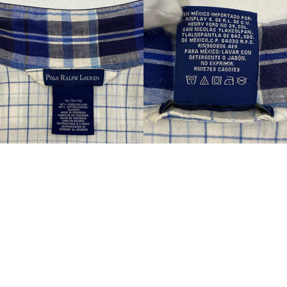 POLO RALPH LAUREN | ポロ・ラルフローレン ﾘﾈﾝﾊﾟｼﾞｬﾏｼｬﾂ SLEEPWEAR 半袖シャツ サイズ：XL【加古川店】