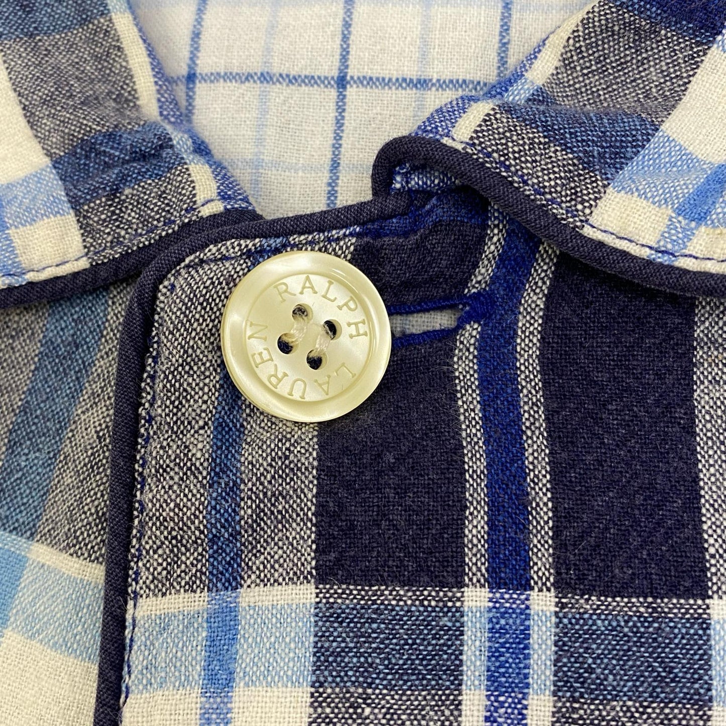 POLO RALPH LAUREN | ポロ・ラルフローレン ﾘﾈﾝﾊﾟｼﾞｬﾏｼｬﾂ SLEEPWEAR 半袖シャツ サイズ：XL【加古川店】