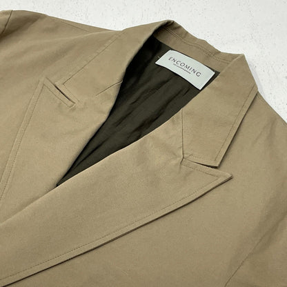 ENCOMING:Double Brested Jacket テーラードジャケット SS23-DBJKT ベージュ サイズ：M【加古川店】