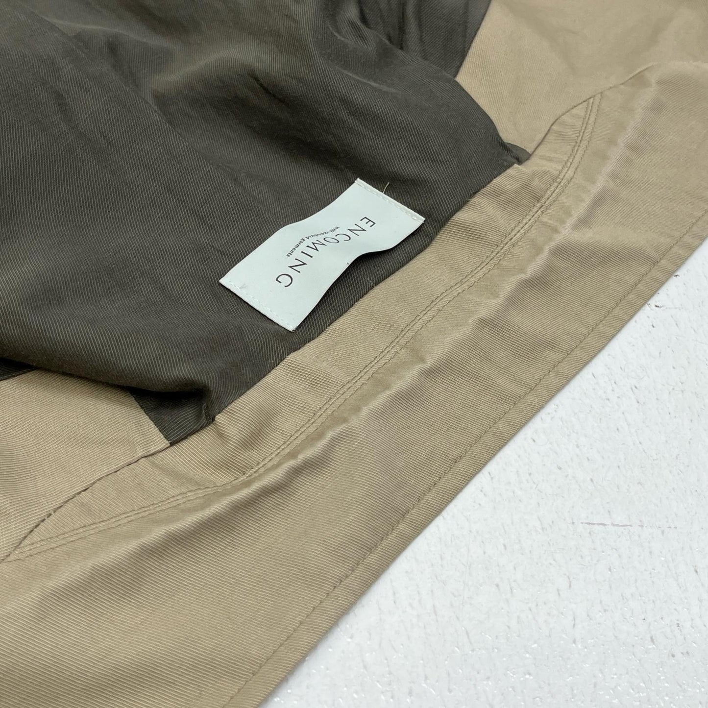 ENCOMING:Double Brested Jacket テーラードジャケット SS23-DBJKT ベージュ サイズ：M【加古川店】
