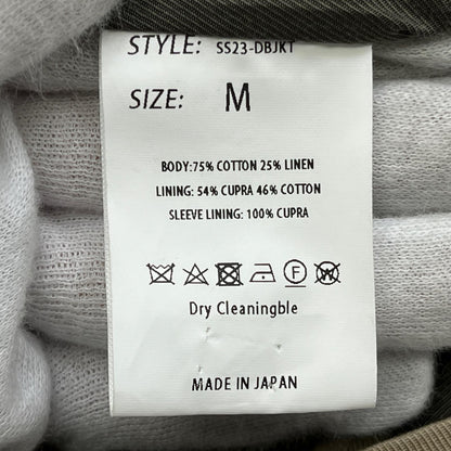 ENCOMING:Double Brested Jacket テーラードジャケット SS23-DBJKT ベージュ サイズ：M【加古川店】