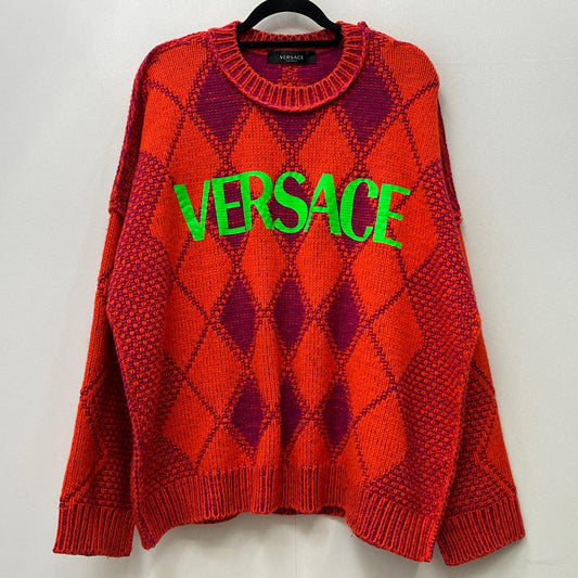 Gianni Versace | ジャンニ・ヴェルサーチ ニット オレンジ サイズ：52【加古川店】