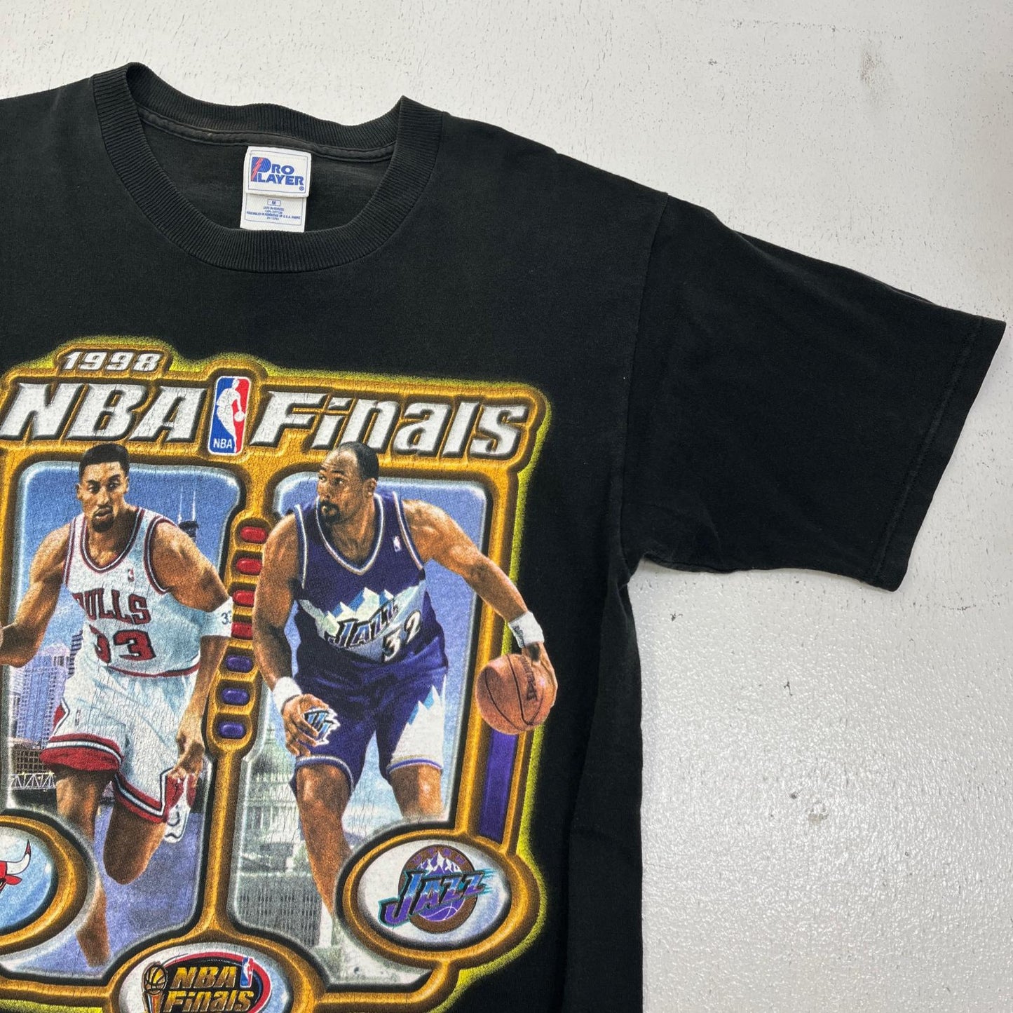 VINTAGE衣料 | ヴィンテージイリョウ NBA 1998 半袖Ｔシャツ グレー サイズ：M【加古川店】