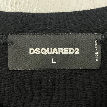 DSQUARED2 | ディースクエアード スウェット s74gu0214 s22744 ブラック サイズ：L【加古川店】
