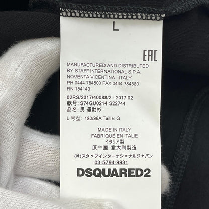DSQUARED2 | ディースクエアード スウェット s74gu0214 s22744 ブラック サイズ：L【加古川店】