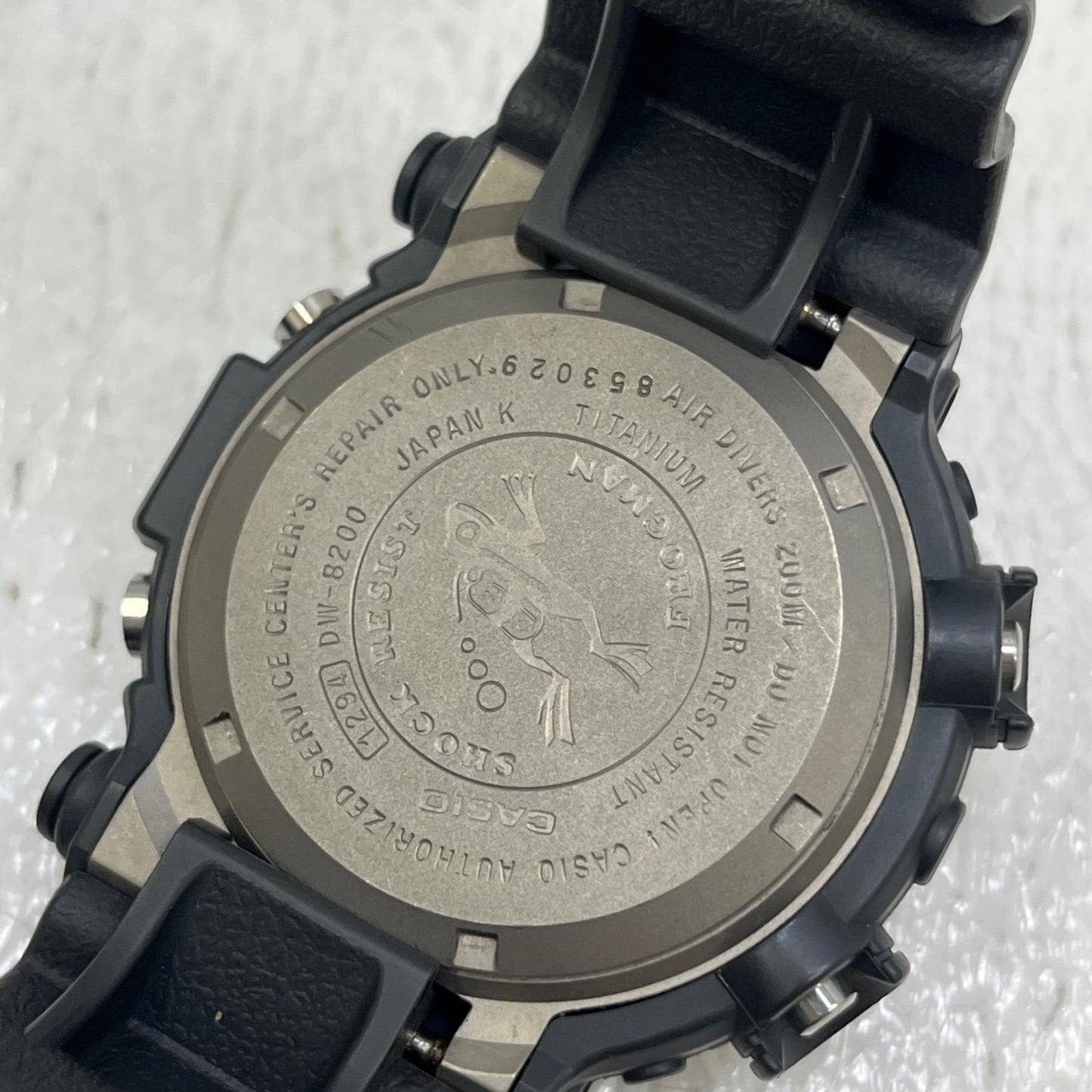 G-SHOCK | ジーショック MASTER OF G - SEA 腕時計 DW-8200-1A ブラック【加古川店】