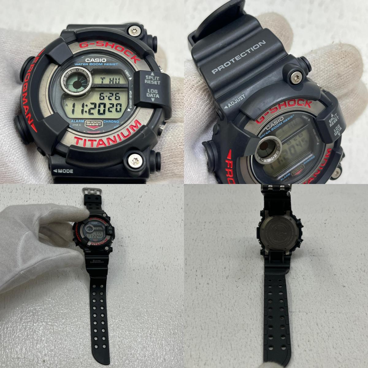 G-SHOCK | ジーショック MASTER OF G - SEA 腕時計 DW-8200-1A ブラック【加古川店】