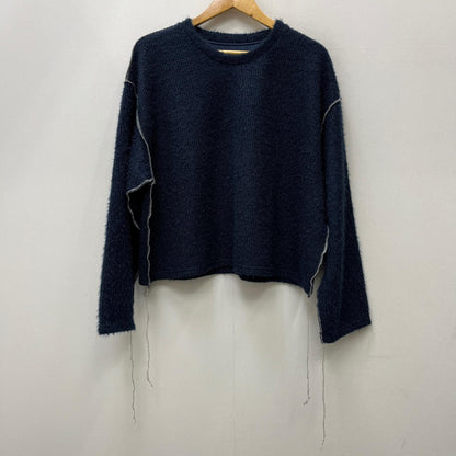 MM6(Maison Margiela) | エムエムシックスメゾンマルジェラ SPARKLING KNIT JERSEY TOP ニット S52NC0137 ネイビー サイズ：S【加古川店】