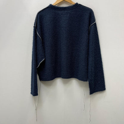 MM6(Maison Margiela) | エムエムシックスメゾンマルジェラ SPARKLING KNIT JERSEY TOP ニット S52NC0137 ネイビー サイズ：S【加古川店】