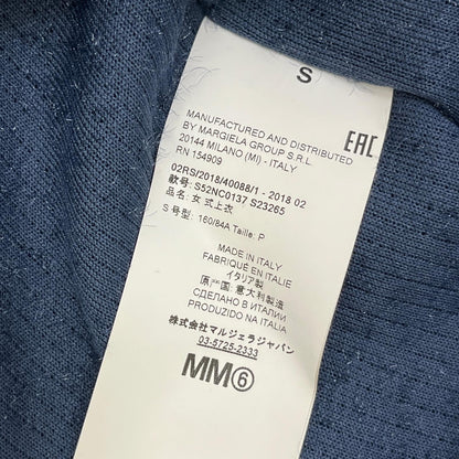 MM6(Maison Margiela) | エムエムシックスメゾンマルジェラ SPARKLING KNIT JERSEY TOP ニット S52NC0137 ネイビー サイズ：S【加古川店】