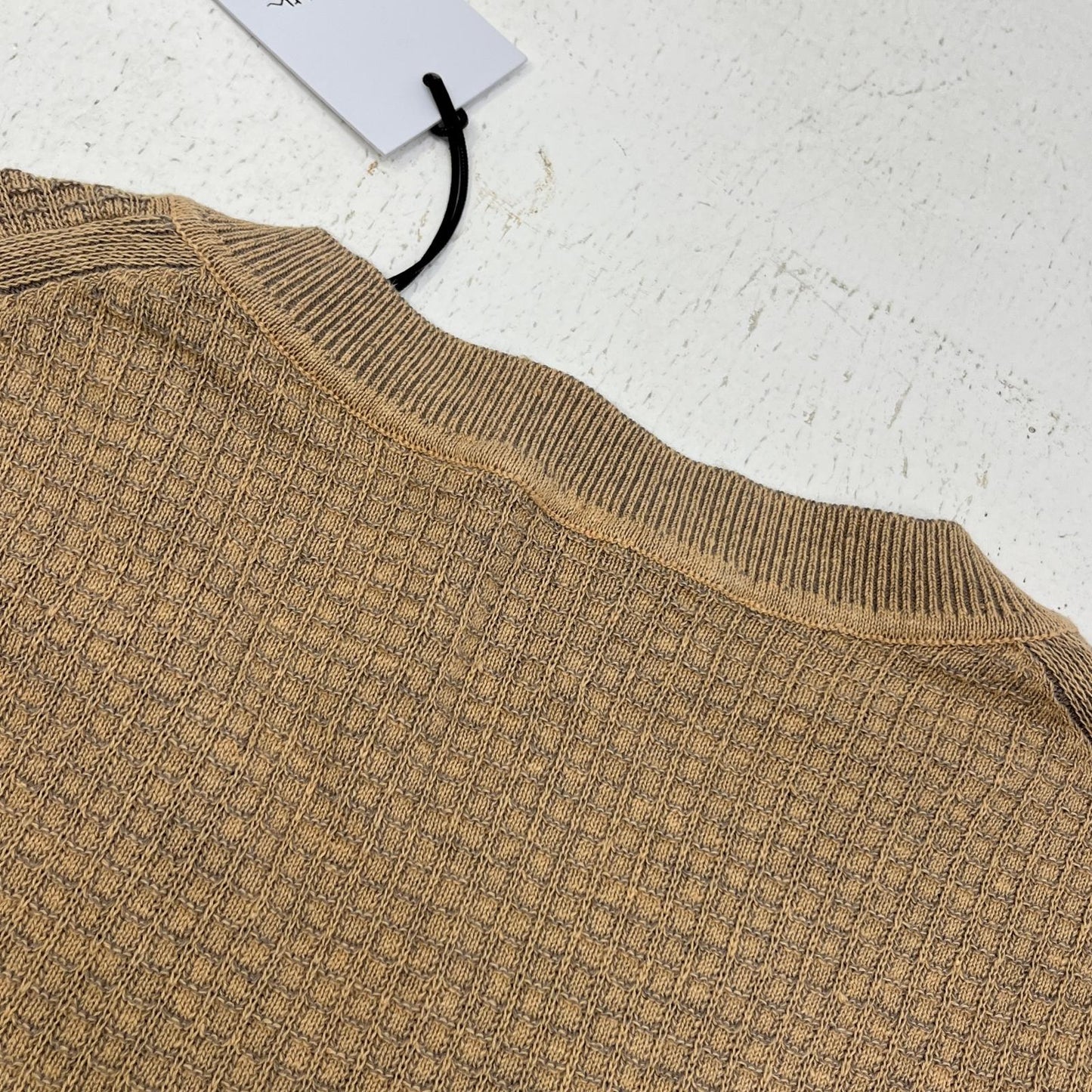 Paul Smith | ポール・スミス メランジ Vネックニット ニット 257Z ベージュ サイズ：XL【加古川店】