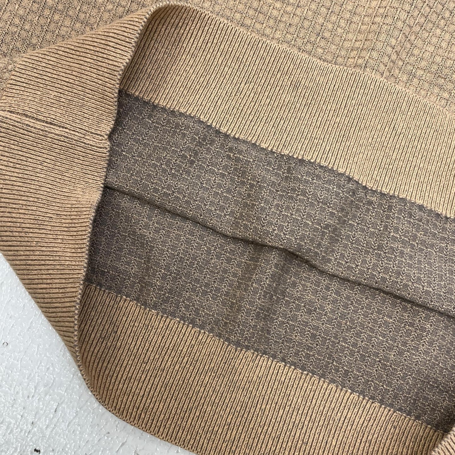 Paul Smith | ポール・スミス メランジ Vネックニット ニット 257Z ベージュ サイズ：XL【加古川店】