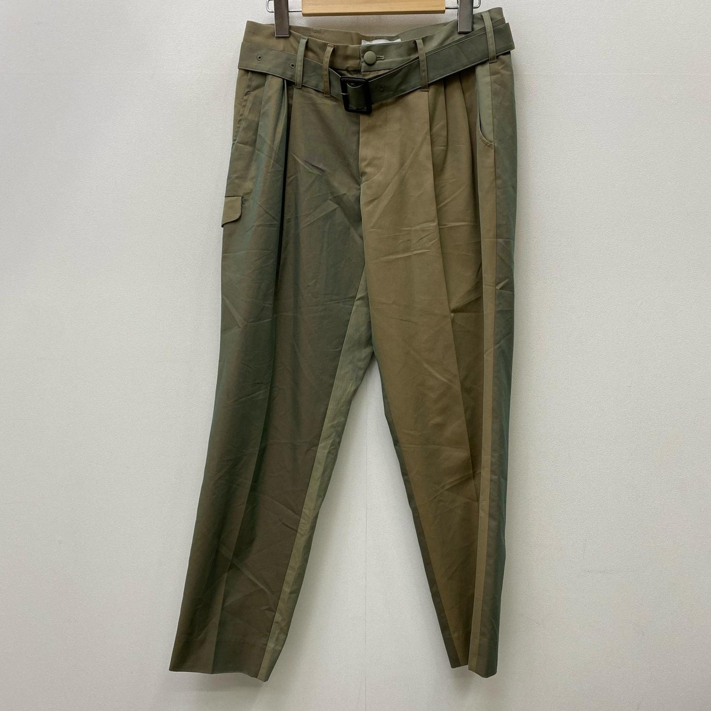 SUGARHILL | シュガーヒル CHAMBRAY TRIPLE PLEATED TROUSERS パンツ 20SSPT05 カーキ サイズ：1【加古川店】