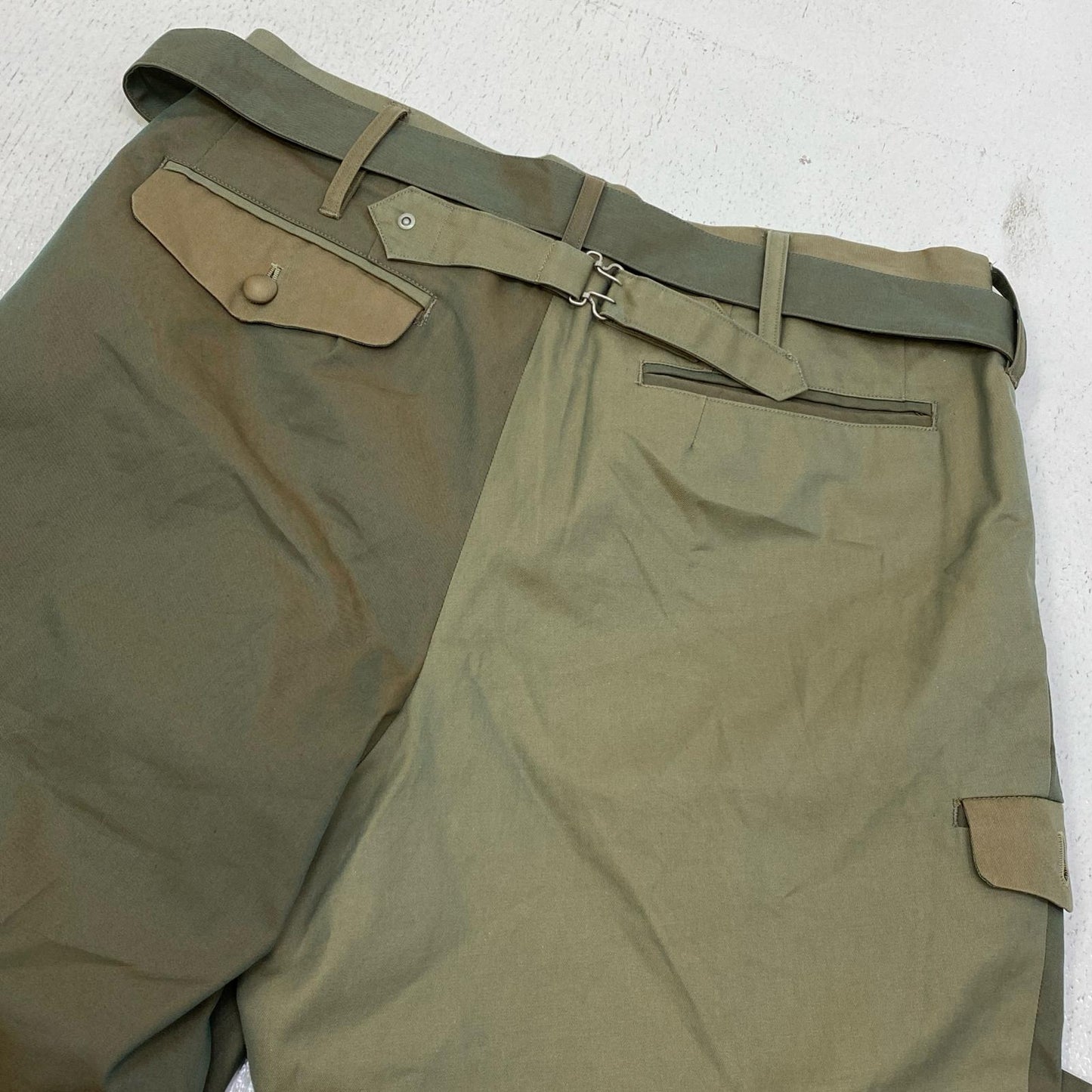 SUGARHILL | シュガーヒル CHAMBRAY TRIPLE PLEATED TROUSERS パンツ 20SSPT05 カーキ サイズ：1【加古川店】