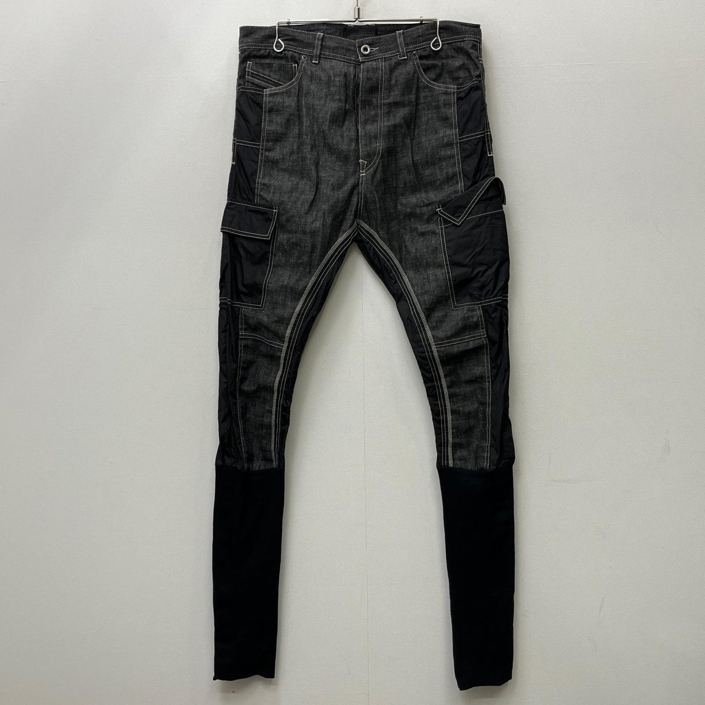 DIESEL BLACK GOLD | ディーゼルブラックゴールド カーゴテーパード デニムパンツ ブラック【加古川店】