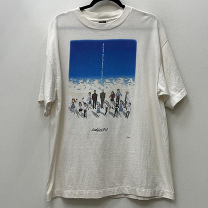 SAINT MICHAEL | セントマイケルセイントマイケル × EVANGELION × GEEKS RULE SMC12 BLUE EV_S/S TEE 半袖Ｔシャツ SM-HR8-0000-C12 ホワイト サイズ：L【加古川店】