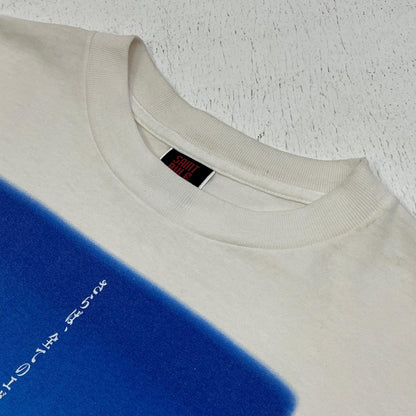 SAINT MICHAEL | セントマイケルセイントマイケル × EVANGELION × GEEKS RULE SMC12 BLUE EV_S/S TEE 半袖Ｔシャツ SM-HR8-0000-C12 ホワイト サイズ：L【加古川店】