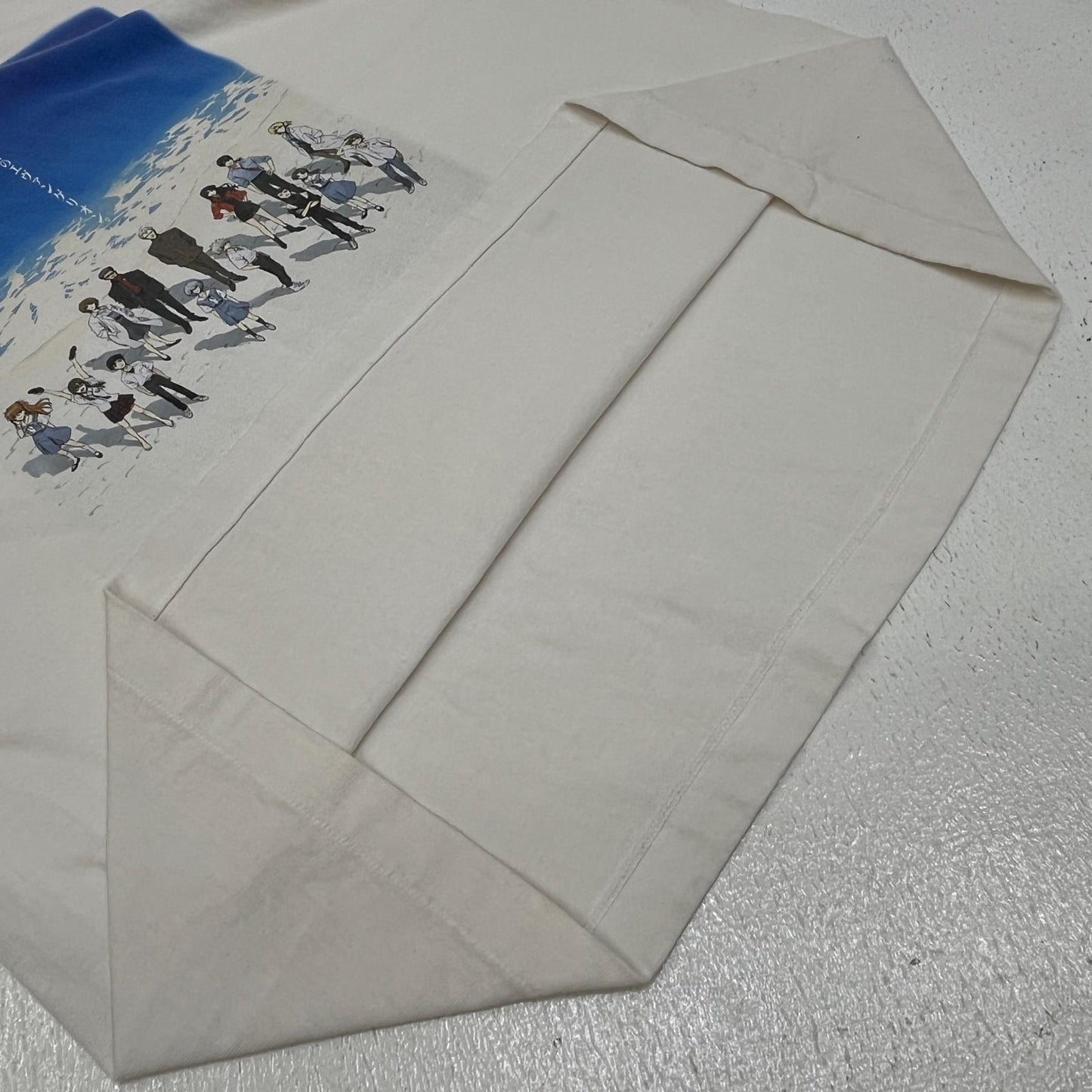 SAINT MICHAEL | セントマイケルセイントマイケル × EVANGELION × GEEKS RULE SMC12 BLUE EV_S/S TEE 半袖Ｔシャツ SM-HR8-0000-C12 ホワイト サイズ：L【加古川店】