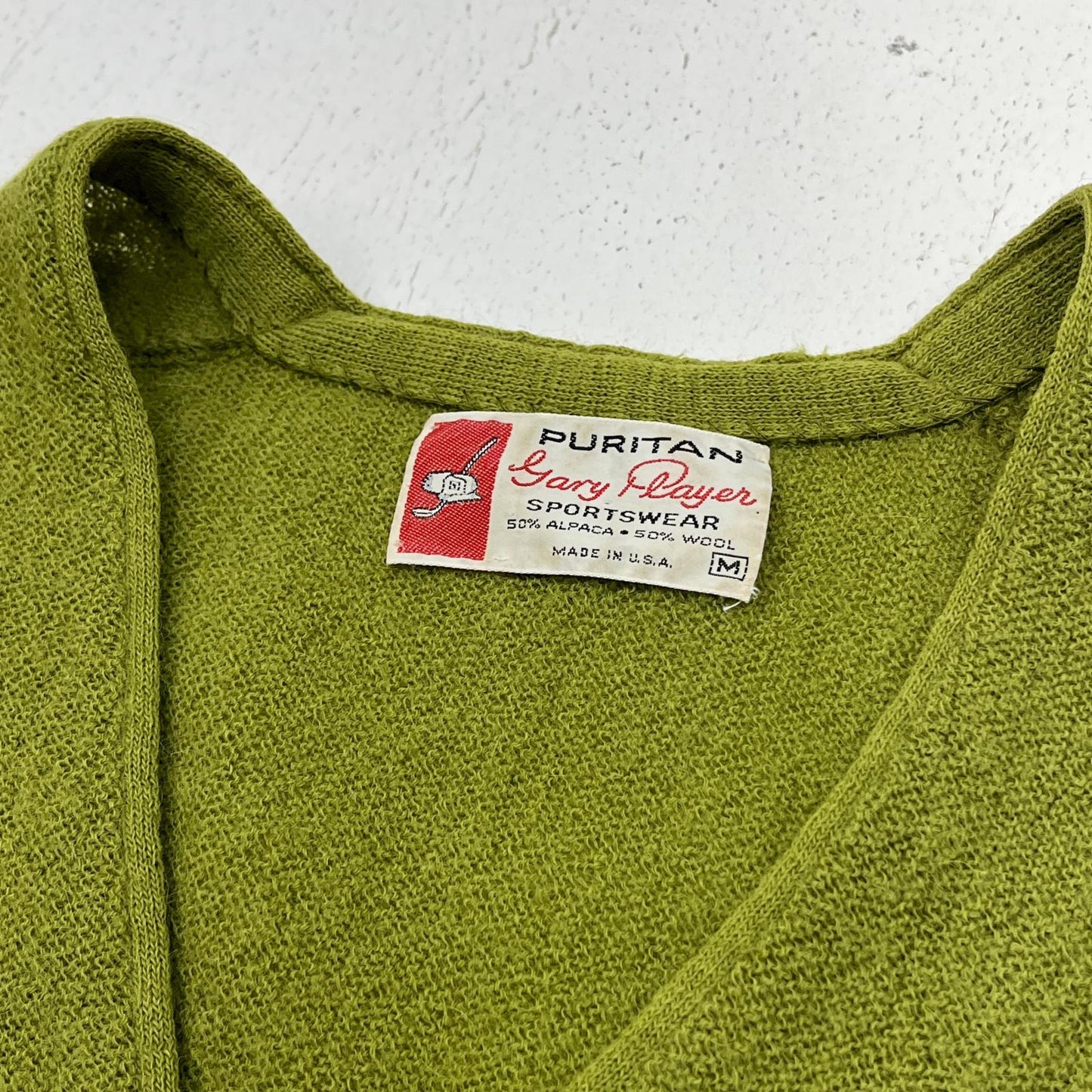 VINTAGE衣料 | ヴィンテージイリョウ puritan/alpaca cardigan カーディガン ライトグリーン サイズ：M【加古川店】