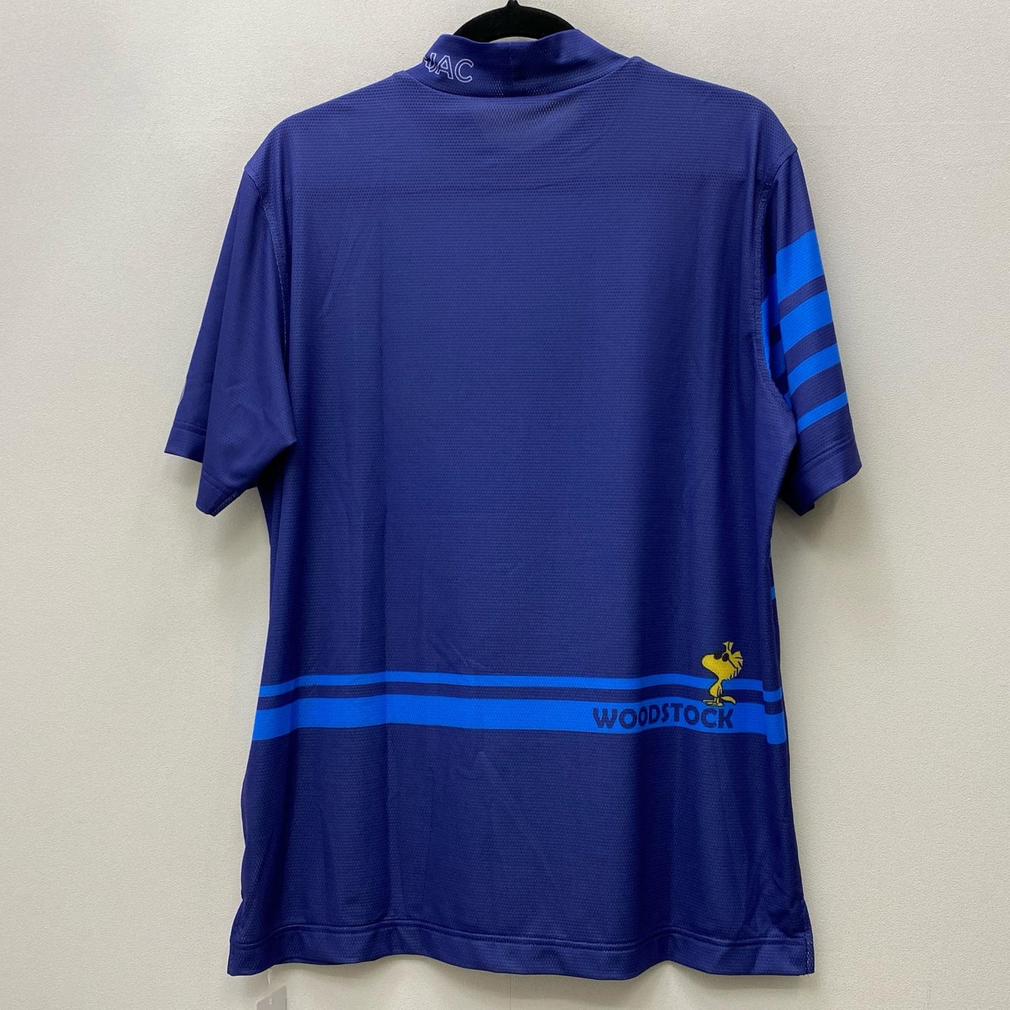 CASTEL BAJAC | カステルバジャック トラベル柄昇華転写モックネック半袖Tシャツ 半袖Ｔシャツ 7235172102 ブルー サイズ：48【加古川店】