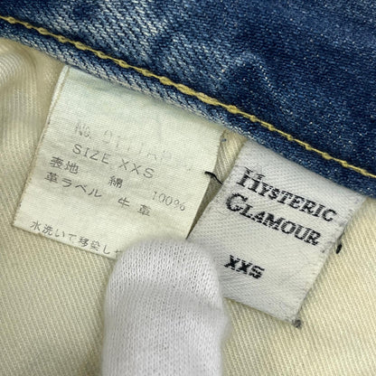 HYSTERIC GLAMOUR | ヒステリックグラマー ヒスデビルガール スタッズデニムパンツ デニムパンツ インディゴ サイズ：XXS【加古川店】