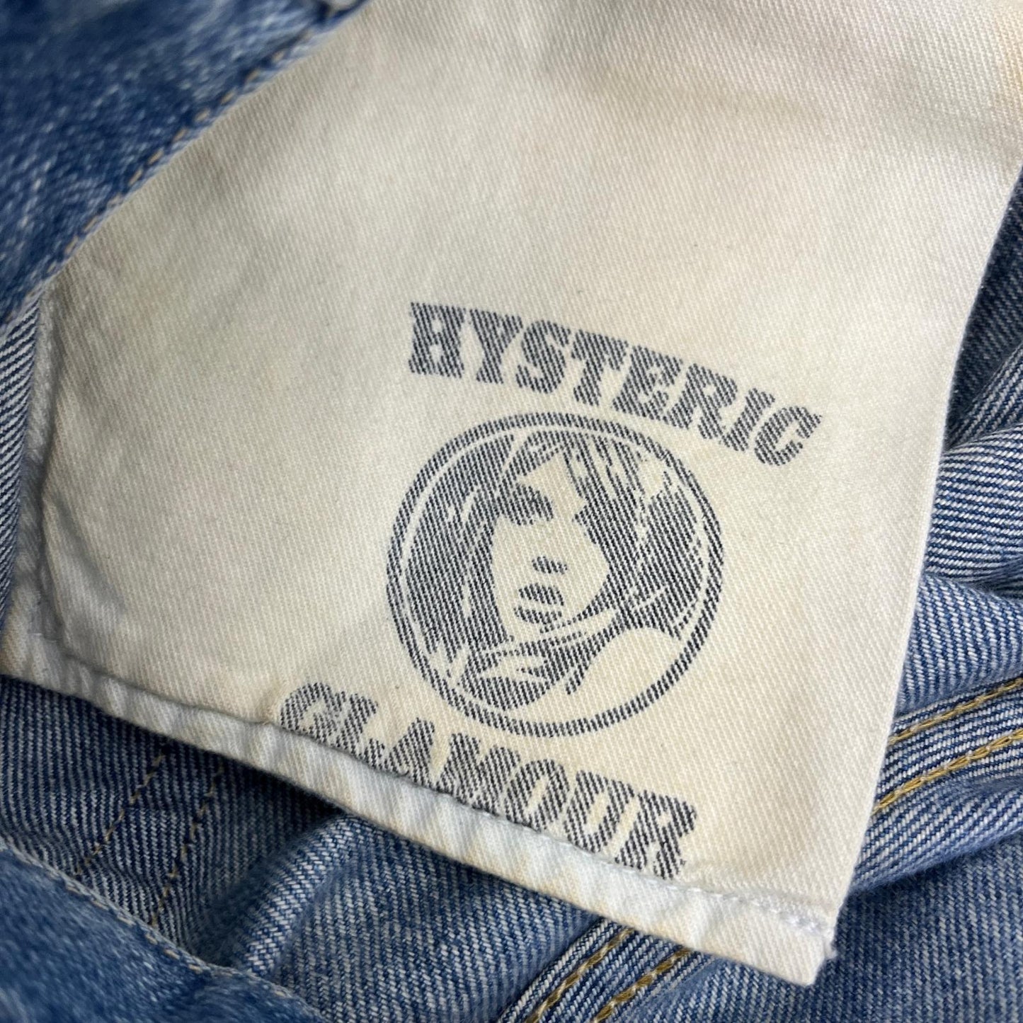 HYSTERIC GLAMOUR | ヒステリックグラマー ヒスデビルガール スタッズデニムパンツ デニムパンツ インディゴ サイズ：XXS【加古川店】