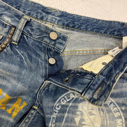 HYSTERIC GLAMOUR | ヒステリックグラマー ヒスデビルガール スタッズデニムパンツ デニムパンツ インディゴ サイズ：XXS【加古川店】