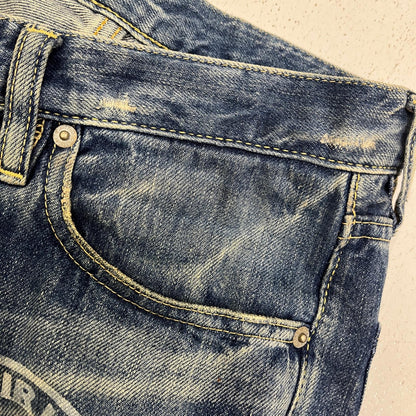 HYSTERIC GLAMOUR | ヒステリックグラマー ヒスデビルガール スタッズデニムパンツ デニムパンツ インディゴ サイズ：XXS【加古川店】