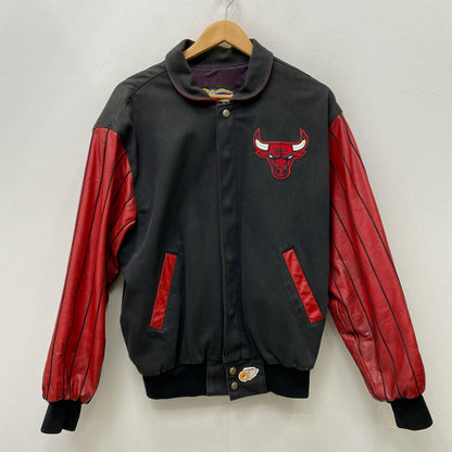 JFF HAMILTON/chicago bulls スタジャン 298 bulls ブラック サイズ：M【加古川店】