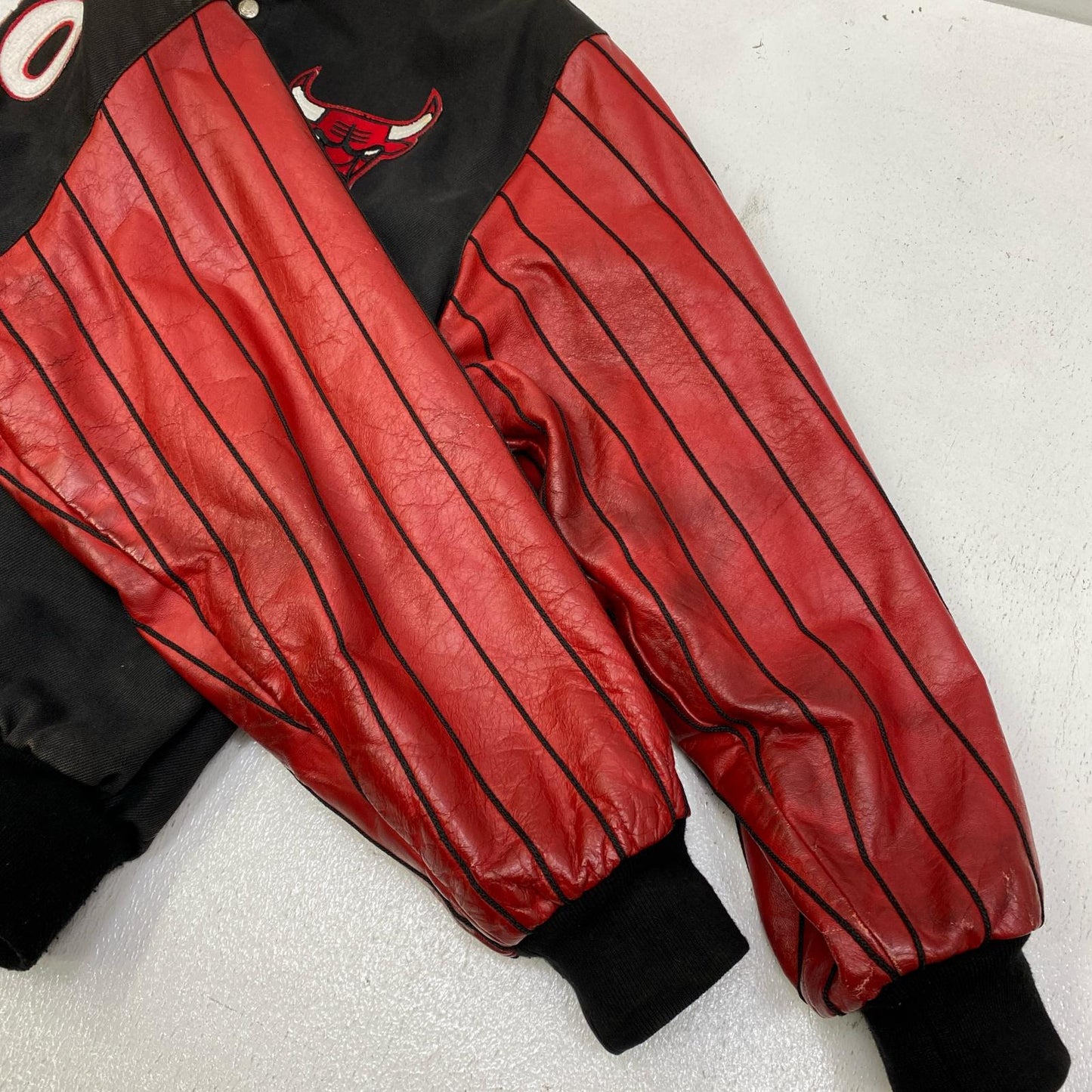 JFF HAMILTON/chicago bulls スタジャン 298 bulls ブラック サイズ：M【加古川店】