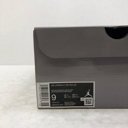 NIKE | ナイキ Air Jordan 3 Retro Winterized スニーカー DR8869-200 マルチカラー【加古川店】