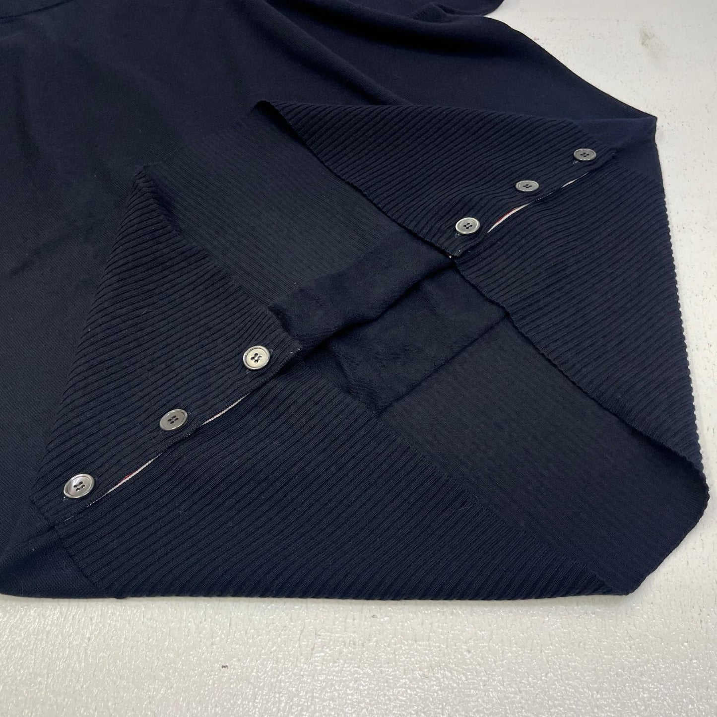 THOM BROWNE. | トムブラウン Merino wool sweater ニット FKA424A-Y1002-415 ネイビー サイズ：38【加古川店】