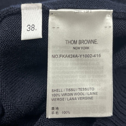 THOM BROWNE. | トムブラウン Merino wool sweater ニット FKA424A-Y1002-415 ネイビー サイズ：38【加古川店】